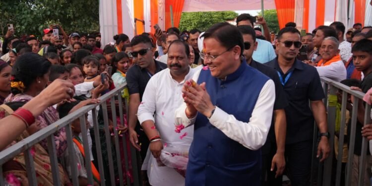 मुख्यमंत्री पुष्कर सिंह धामी ने खटीमा के बग्घा चौवन में “12 साल विश्वास के, विकास के, जनकल्याण के” कार्यक्रम में किया प्रतिभाग