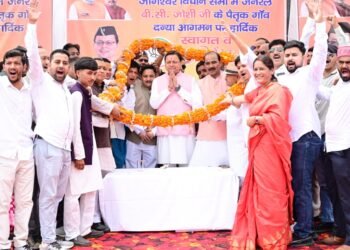 मुख्यमंत्री ने दन्या में जनसभा को किया संबोधित, क्षेत्र के विकास की कई महत्वपूर्ण घोषणाएं