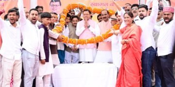 मुख्यमंत्री ने दन्या में जनसभा को किया संबोधित, क्षेत्र के विकास की कई महत्वपूर्ण घोषणाएं