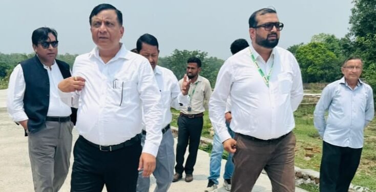 अवैध निर्माणकर्ताओं पर शिकंजा कसने मैदान में उतरे एमडीडीए उपाध्यक्ष बंशीधर तिवारी