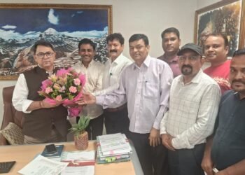राज्य निगम कर्मचारी महासंघ ने वित्त सचिव रणवीर सिंह चौहान से की शिष्टाचार भेंट