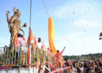 हरिपुर कालसी में गूंजा माँ यमुना का जयघोष, मुख्यमंत्री धामी ने किया माँ यमुना की प्रतिमा का अनावरण और हरिघाट का लोकार्पण