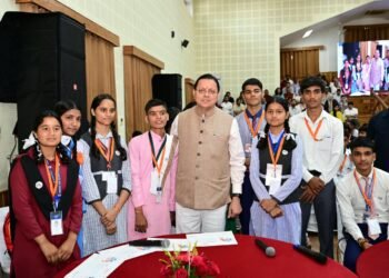 युवाओं के विचार विकसित उत्तराखण्ड के निर्माण में निभाएंगे महत्वपूर्ण भूमिका – मुख्यमंत्री